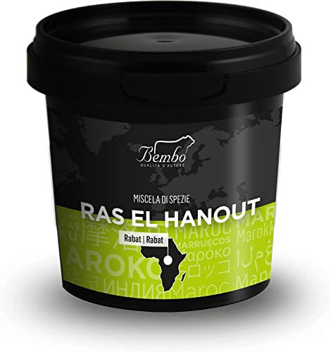 Ras El Hanout Bembo 75 g- Mélanges d'Epices Gourmet - Le Mélange Marocain, le plus Célèbre - Saveurs et Epices - Made in Italy - 75 g