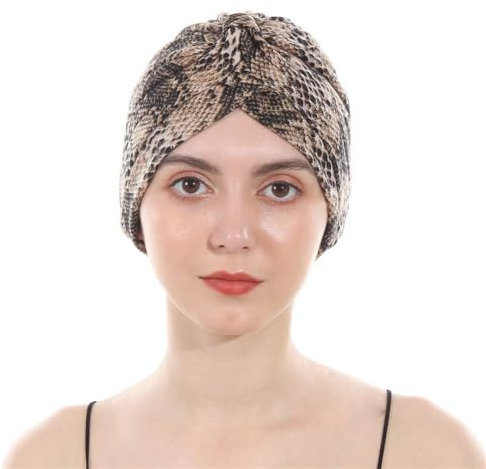 YEHUDAF LEE Turbane für Damen–Elastische Kopftücher Chemo/Bandana Damen–Bequeme Kopfbedeckung(Mehrfarbig) (DE/NL/SE/PL, Alphanumerisch, Einheitsgröße, 7)