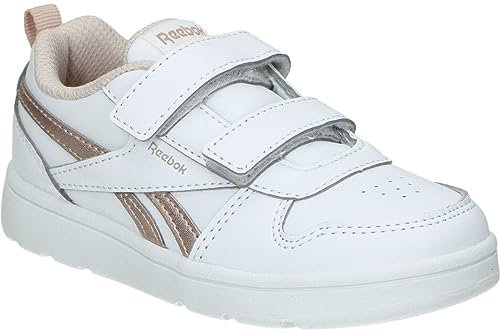 Reebok Baby-Mädchen Royal Prime 2.0 ALT Sneaker, White/Gold Met./Sedona Rose F23-R, 23 EU