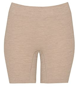 DILLING Women's Merino Wool Tight Shorts - Thermal Undershorts Beige 8