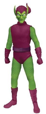 Mezco Marvel Green Goblin Action- Figur One:12 Deluxe Edition Detailreiche Actionfigur aus Kunststoff