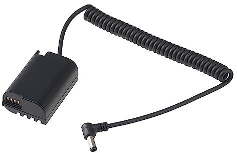 Hersmay DC to DMW-BLK22 Dummy Battery For Panasonic Lumix DC-S5, S5K, S5GK, GH6, G9, GH5II Cameras