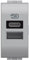 Bticino NT4191Ac - Cargador USB con Dos entradas Tipo A E C, para Instalar en la Placa Livinglight, para Cargar un Dispositivo electrónico de hasta 15 W o Dos Dispositivos Conjuntos, 1 módulo, Tech