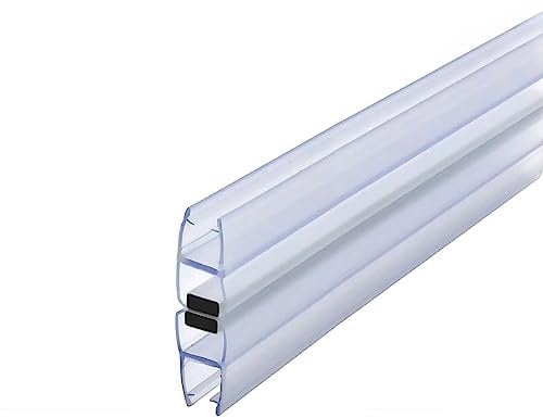 Clear 180° Magnetic Shower Enclosure Seal 6mm x 2000mm