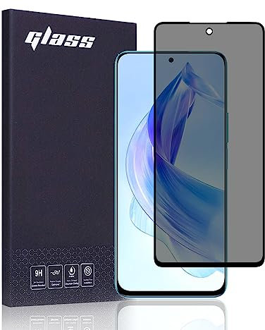 FiiMoo Protector de Pantalla Privacidad para Honor 90 Lite, Anti-Spy Protector Pantalla, Privacidad Vidrio Templado, [Antiarañazos, Sin Burbujas], Privacy Vidrio Templado para Honor 90 Lite