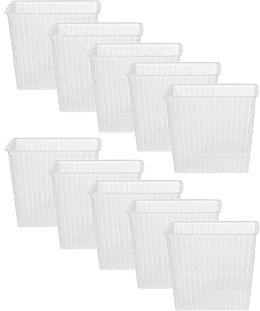 10 x Käseform 8.2 x 6.3cm – Variationen | Kunststoff-Käseform | Korb für Käse
