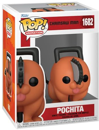 Funko Pop! Animation: CSM - Pochita - Chainsaw Man - Collectable Vinyl Figure - Gift Idea - Official Merchandise - Toys for Kids & Adults - Anime Fans - Model Figure for Collectors and Display