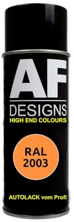 RAL2003 PASTELLORANGE Spraydose seidenmatt Lackspray Sprühdose DIY Autolack