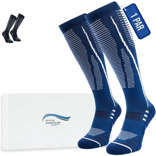 360 RELIEF Kompressionsstrümpfe Herren und Damen, Stützstrümpfe | Abgestufte Thrombosestrümpfe für Sport, Laufen, Flug, Reise, Joggen, Radsport, Kompressionssocken