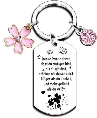 Geschenke für Frauen Freundin,Muttertag GeschenkeGeschenke für Mama,Für Schwestern,Schlüsselanhänger Geschenke für Frauen,Inspirierende Geschenke für Freundin Schwester Kollegin Ehefrau und Mutter