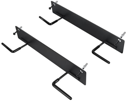 Wall Mounted Golf Bag Storage Rack Hold 2 Golf Bags, Golf Bag Wall Mount Rack, Golf Bag Storage Rack for Garage Wall (2 Pack)