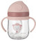 Fulenyi Strohhalmbecher, 250 ml Babyflasche mit Dynamischem Strohhalm ab 6 Monate, Auslaufsichere Baby Trinkflasche mit Anti-Rutsch Griffen