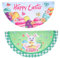Supvox 2 Stk -Fan-Banner easter decoration makramee outdoor Außendekorationen Solarleuchten zum Aufhängen im Freien ostern hängende flagge Ostermuster Gartenfahne Polyester Colorful