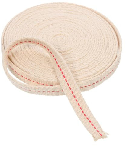 Garneck Öllampen Dochte Aus Reiner Baumwolle Flacher Petroleumdocht Für 1M Kerosinlampe Ideal Für Laternen Und Vintage Öllichter