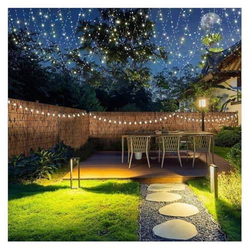 200 x 180 cm Bambus Natur Modern für Garten Terrasse Balkon Deko Paneele nachhaltig Sichtschutz Lösung