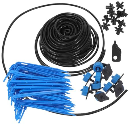 FONDOTIN 1sätze Automatisches Tropfbewässerungssystem Mit Auslass Und Tropfern Für Garten Und Gewächshaus Zeitschaltuhr Für Effiziente Pflanzenbewässerung Wartungsarm Und Zeitsparend