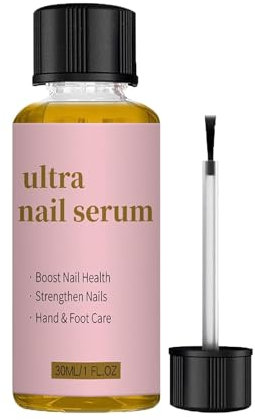 Ultra Grow Nail Serum, Nail Growth Serum for Brittle Peeling Breaking Thin Nails, Strengthens & Hardeners Damaged Nails for Faster Growth