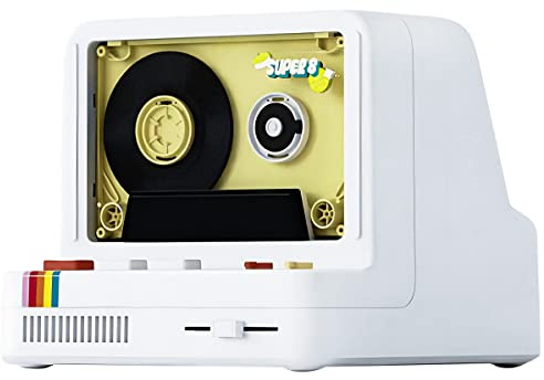 Retro Bluetooth Speaker with Vinyl Record Design, AUX & TF Card Support | Portable Wireless Audio with Hi-Fi Stereo Sound, 5 LED Light Modes, Scent Pad Slot, Vintage Home Music Device, White