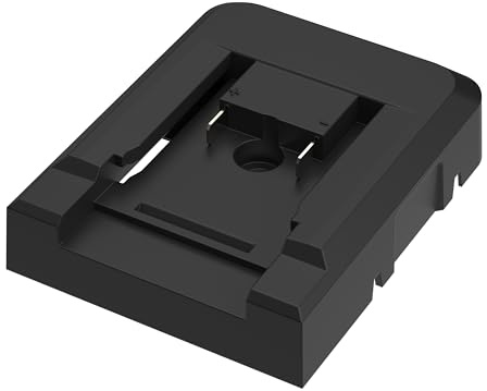 ANSMANN Adapterplatte für Einhell Akku, USB Adapter für Ansmann Baustrahler, Ladegerät, Einhell 18V Akku, Akku, Werkstatt, Kfz, Schwarz