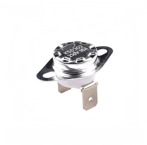 1 pz Termostato bimetallico KSD302 KSD301 16A 250V Interruttore di temperatura Ceramica 40~300C Termostato di grado(Normal Closed,250C)