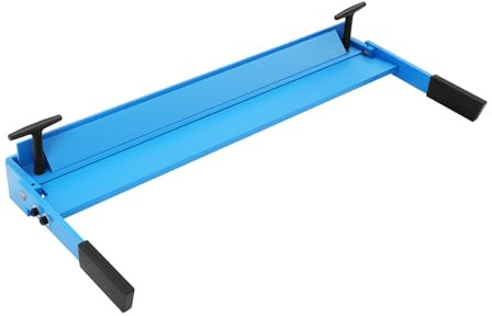 Banc Plieuse Manuelle Cintreuse, 630 mm Cintreuse Métal Manuelle, Épaisseur de Pliage 1-1,2 mm, Angle de pliage max. 120°, Pliage de tôle pour acier au carbone, Plaques de cuivre
