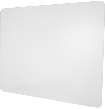 OSOLADY Alfombrilla de Ratón de Cristal Transparente para Gaming Superficie Dura y Alta Precisión, Adecuado para Entornos de Juego y Oficina, Tamaño 300x360 Mm