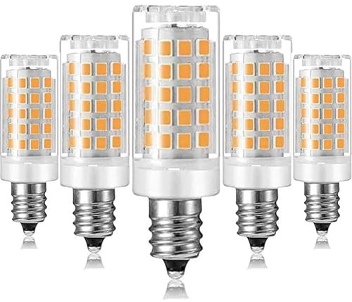 LED-glödlampa, E11 LED-lampa 7W, 220V-240V, motsvarande 70W halogenlampa, 700LM, E11-lampor med dubbel stiftsockel for ljuskrona