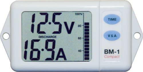 Nasa Kompakter Batterie-Monitor, Weiß