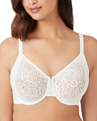 Wacoal Women's Halo Lace Molded Underwire Bra Molded Bra