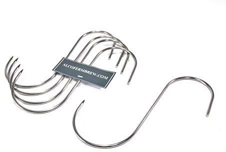 5 x Ganchos para Ahumar Carne - S | Ganchos para Fumar | Ganchos de Ahumadero | Ganchos para Ahumar Jamón