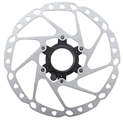 SHIMANO Unisex – Erwachsene RT-EM600 Bremsscheibe, Silber, 180mm