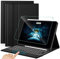 Sross-TEC Funda con Teclado para iPad Air 4, Español Ñ iPad Air 4 10.9 2020 Teclado con Touchpad &Protector de Pantalla, Negro