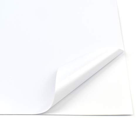 Evergreen Goods A4 10 Waterproof White Sheets Self-Adhesive Matte Craft Vinyl Sticky Sheets (210 x 297mm) | Sticky Backed Plastic | Die Cutting Machines | Laser Printable | Craft Valentine Gifts