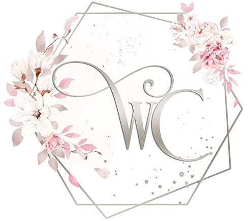 Grandora Türaufkleber WC mit Blumenranke I Motiv 11 I Wandsticker selbstklebend Bad Wandaufkleber Toilette Wandtattoo Badezimmer Aufkleber Rosen DL446-11