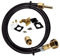 Gomet LPG GPL europäisches Gasflaschen-Nachfüllset mit jedem LPG-Adapter, ACME Dish EURONOZZLE Bajonett und Rückschlagventil-Füllstelle (4 Meter)