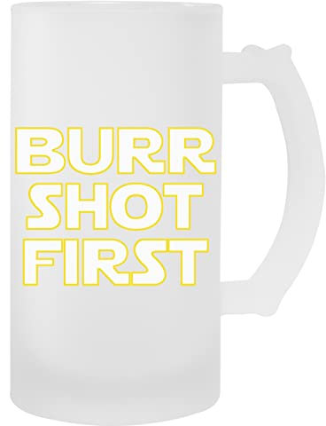 Hopestly Aaron Burr Shot First Transparent Becher Bier Herren Damen Mug Beer