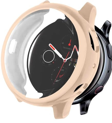 OcioDual Custodia Protettiva in TPU Colore Oro Rosa, Compatibile con gli Smartwatch Samsung Galaxy Watch Active 2 (40mm), Cover Protettiva Antiurto e Antigraffio