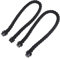 Klassische Mini Griff Seil mit Leinwand Einsatz Wasserdichte Tasche Band für Obag Weibliche Tasche Zubehör, Schwarz-weiches Seil