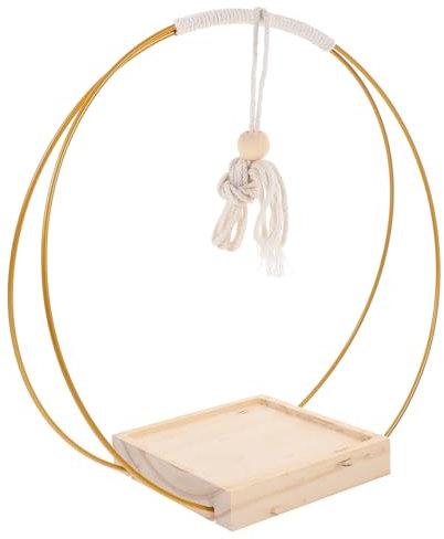 POPETPOP Soporte para Maceta Colgante de jardín Estante de Soporte para jardineras Soporte para Colgar macetas Jardinera Colgante maceteros Colgantes Exterior estantes de Almacenamiento aro