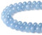 XIANNVXI 8mm Aquamarin Perlen zum Auffädeln Naturstein Kristalle Edelsteine zum Auffädeln Perlen für Armbänder Ketten DIY Schmuck Basteln (ca. 47 Stück)