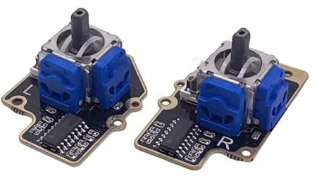 3D Analog Joystick Module,Left/Right Hall Effect Sensor Joysticks Replacement Accessories for Steam Deck/OLED Game Console,1 Pair Analog Stick Joystick Thumbstick Replacement
