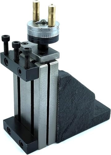 Buyohlic Tool Post Mini verticale di fresatura scorrevole per tornio macchina - Strumento per la lavorazione dei metalli