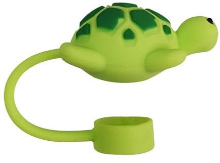 Sea Animal Cute Straw Cover Cap for Stanley Cup, 10mm Silicone Straw Topper for 30&40 Oz Stanley Tumbler with Handle, Reusable Straw Tips Lids Dust-Proof Topper for Water Bottle (sea turtle)