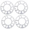 SANTUO 4 Stück Distanzscheiben Autos Spurverbreiterungen 4/5/ Löcher Auto-Rad-Distanzscheiben Spurplatten, Universal Rad Auto Reparatur Ausrüstungen (8mm)