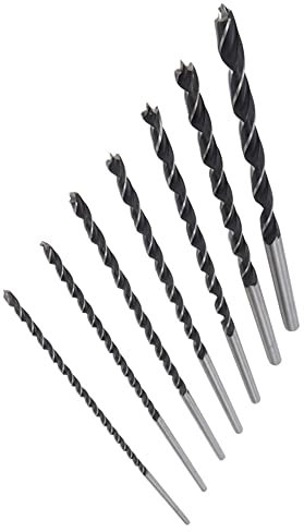 7 Uds 4-12mm 300mm(12'') juego de brocas de madera Extra largas de acero de alto carbono cortador de agujeros for carpintería broca de pistola broca helicoidal