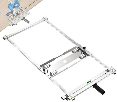 Electric Circular Saw Holder Cutting Guide for Quick Positioning Backing Board Tools and Machine Table Woodworking Accessories,L