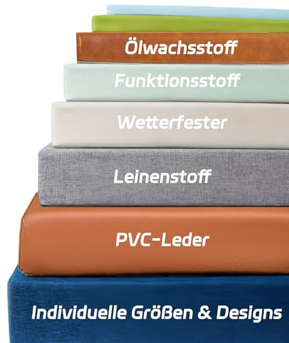 Benutzerdefinierte Bankauflage Sitzkissen Nach Maß Für Gartenbank Fensterbank Sitzbank Balkonstühle Gartenmöbel Mit Befestigungsoptionen Stuhlkissen Stuhlauflage Bankkissen