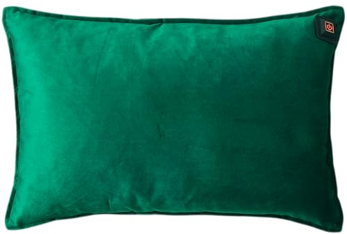 Warmpi® Infrarot-Heizkissen mit Warmpi Powerbank – Samt 30×50 cm – Flexibel einsetzbar, kabellos & mit Kabel verwendbar (Dunkelgrün)