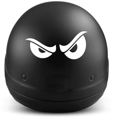 myrockshirt komische Augen böser Blick Skeptische Augen schmunzeln Aufkleber Sticker Farbe&Größe wählbar Autoaufkleber