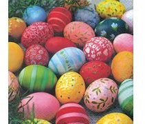 PAPER+DESIGN Servietten 20 St. FSCMix 25x25cm Colourful eggs
